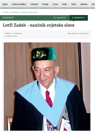 LOTFI ZADEH - NAUČNIK SVJETSKE SLAVE 